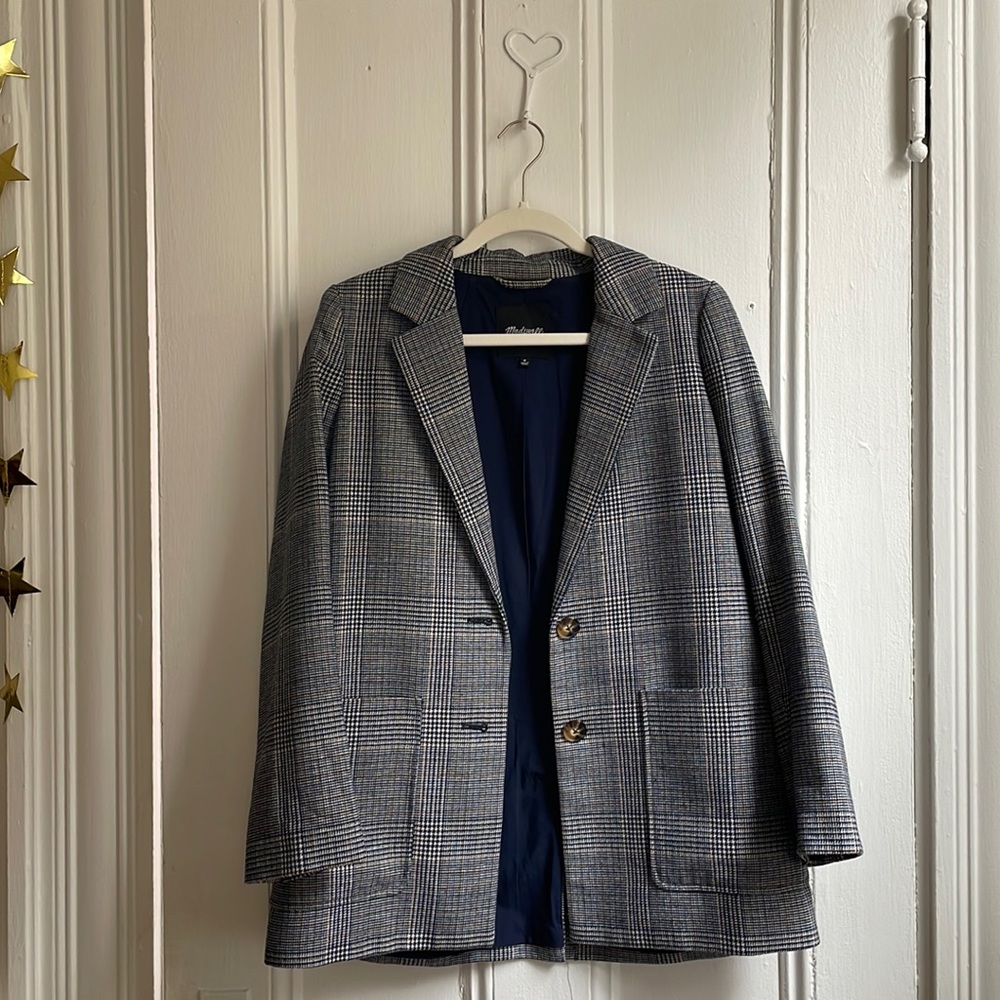 Madewell Plaid Blazer